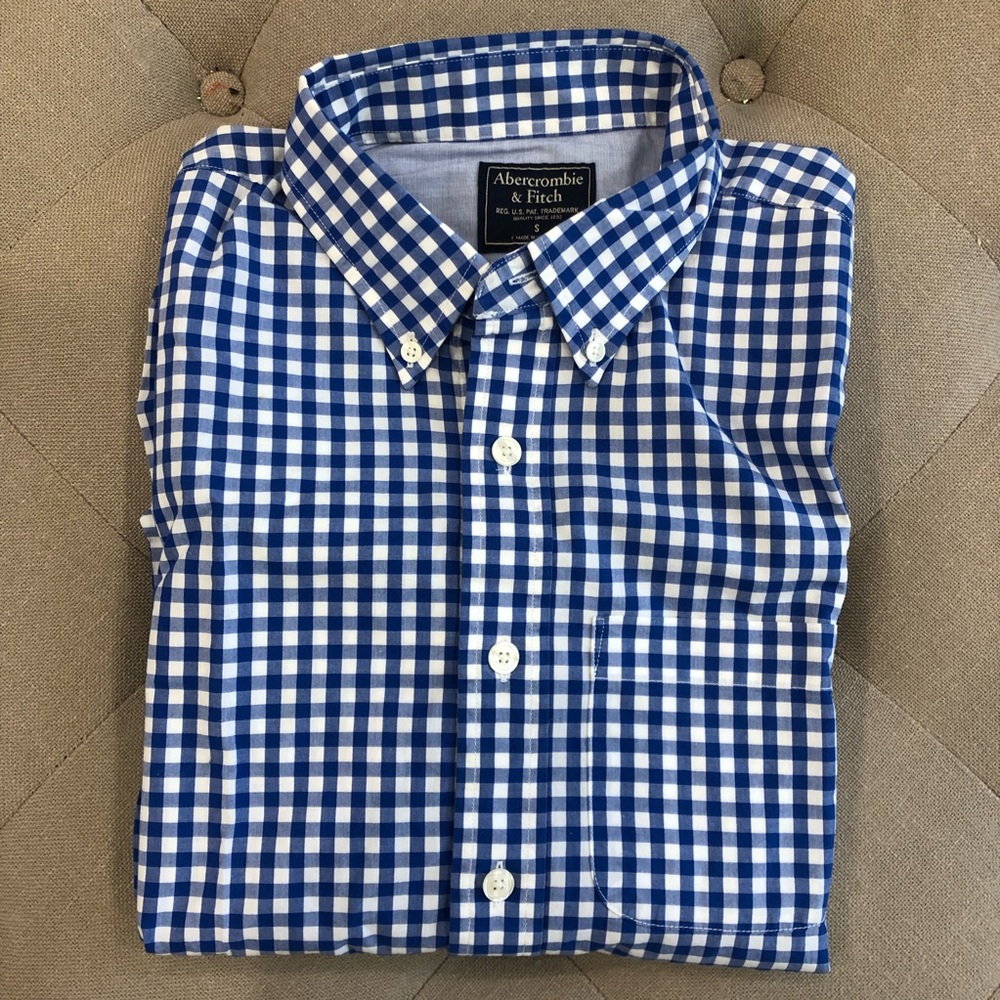 Abercrombie & Fitch Blue Shirt Sz Small
